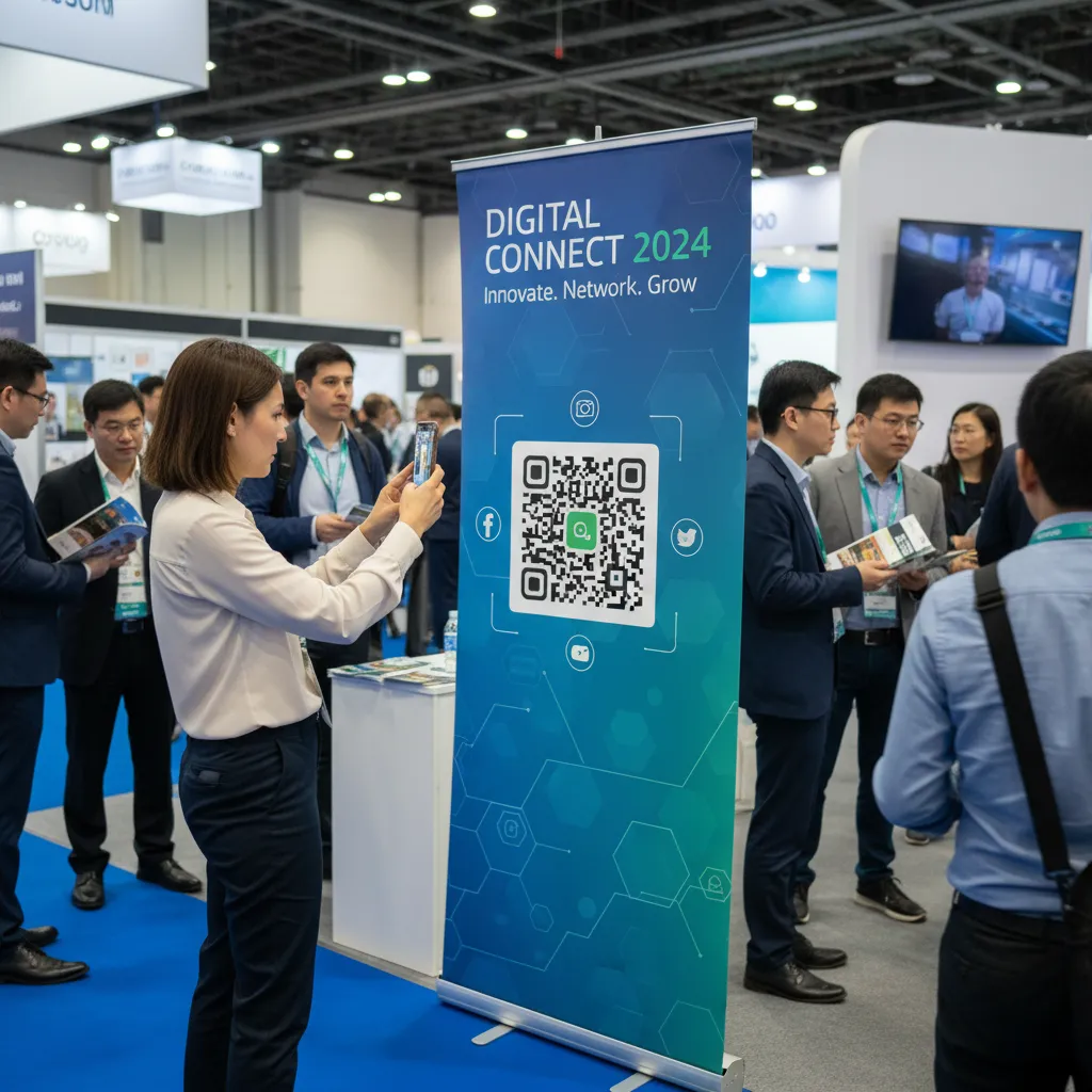 Smartphone mit QR Code