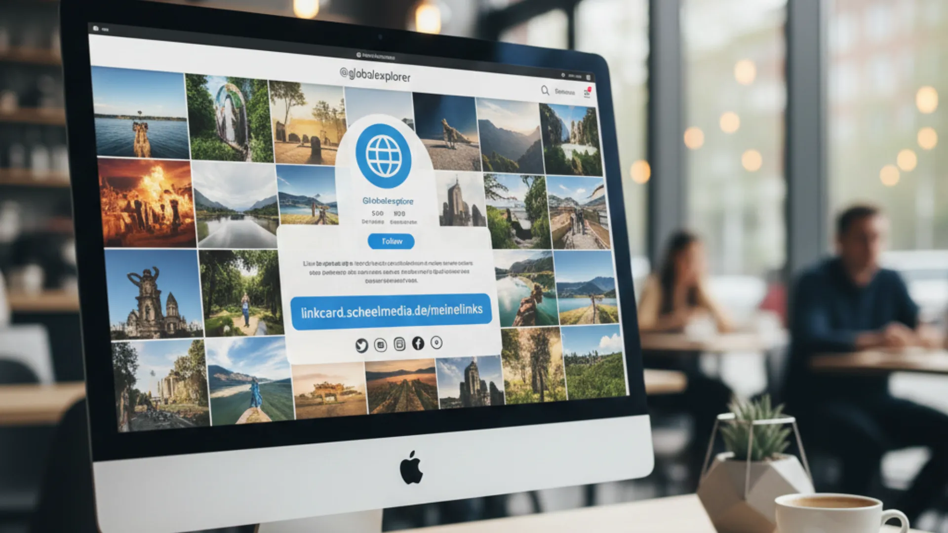 Social Media Link in Bio Landingpage